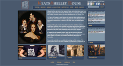 Desktop Screenshot of keats-shelley-house.org